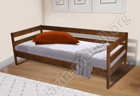 Кровать SKY-3 (вільха) Коньяк